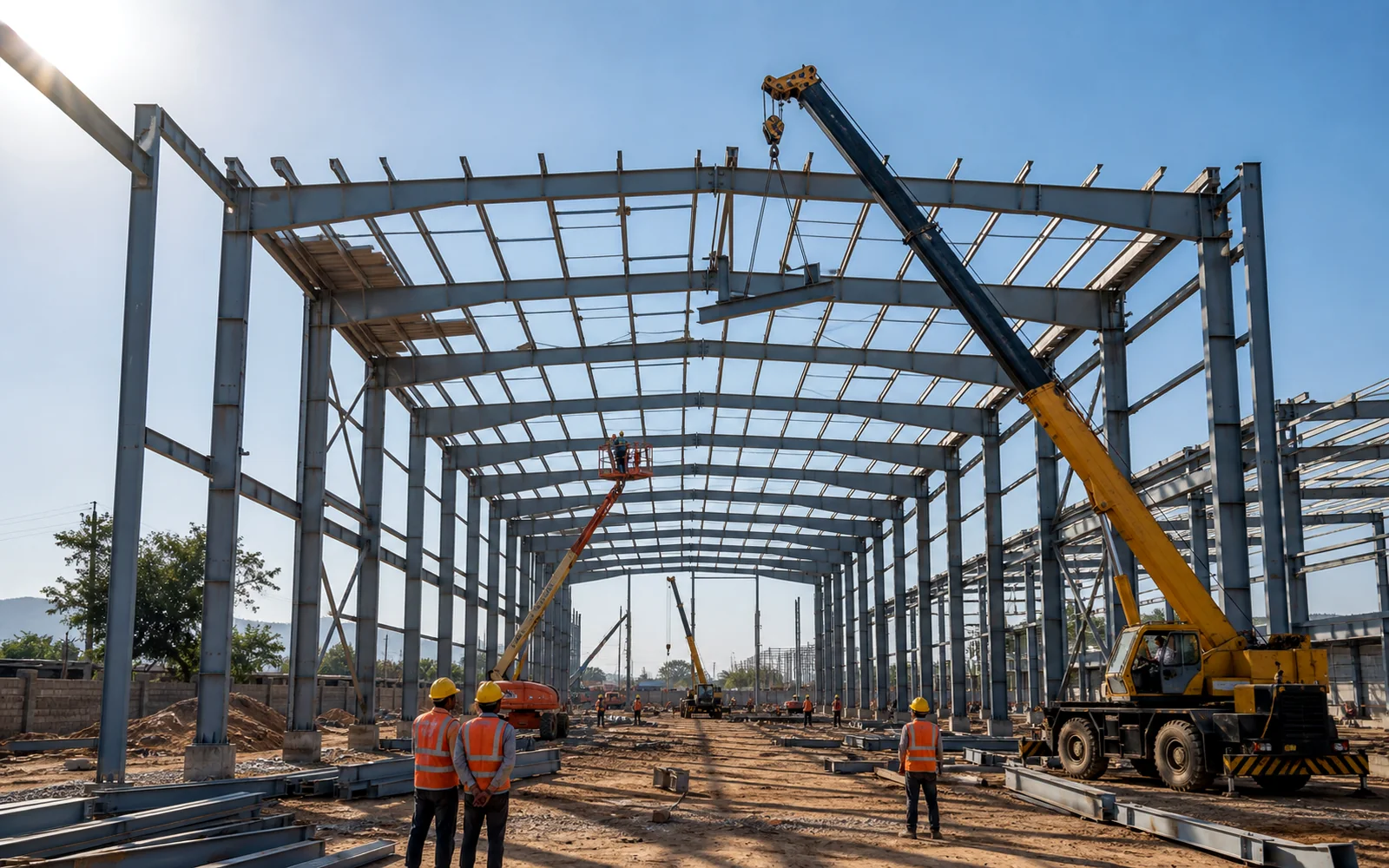 Industrial PEB structure execution