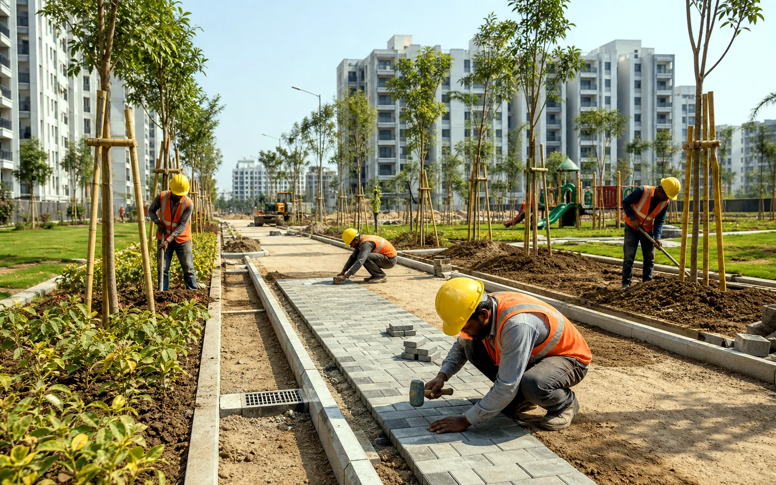 Township infrastructure and internal development work